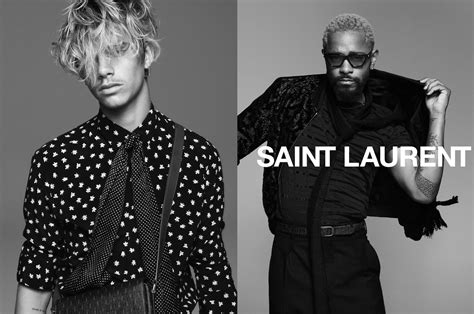 ysl menswear campaign.